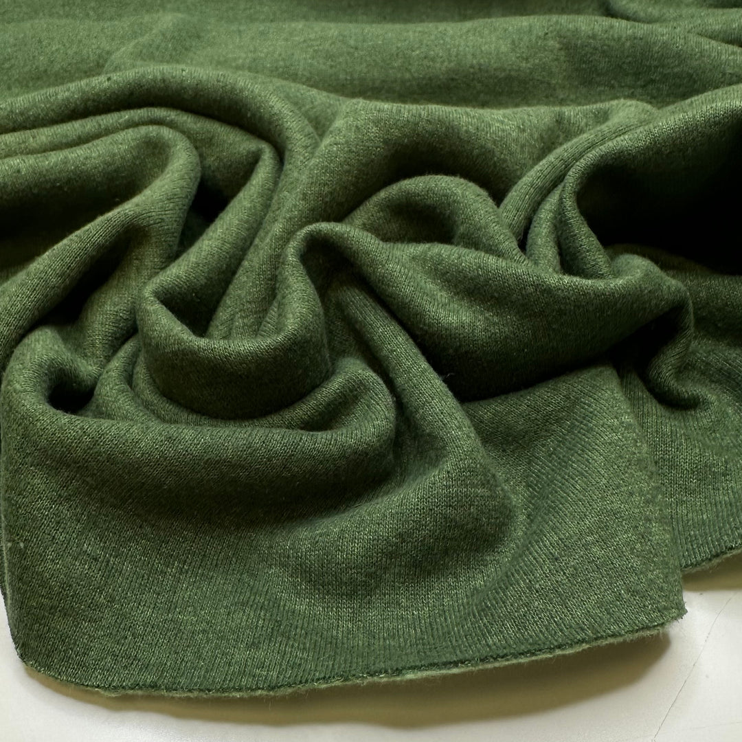 Hiking Partner - Jersey Fleece Hemp Blend Knit - Green - 0.8M Bundle
