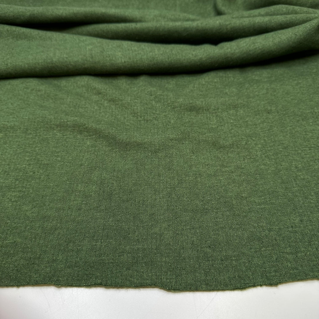 Hiking Partner - Jersey Fleece Hemp Blend Knit - Green - 0.8M Bundle