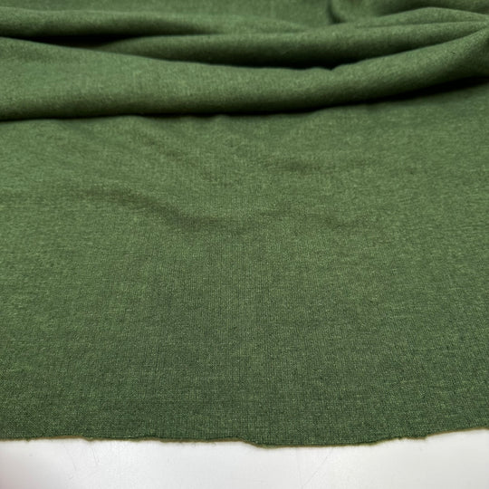 Hiking Partner - Jersey Fleece Hemp Blend Knit - Green - 0.8M Bundle
