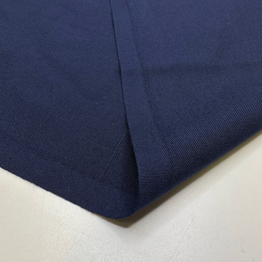 Borrowing Each Others Clothes - Poly/Wool Woven - Navy - 1.05M Bundle