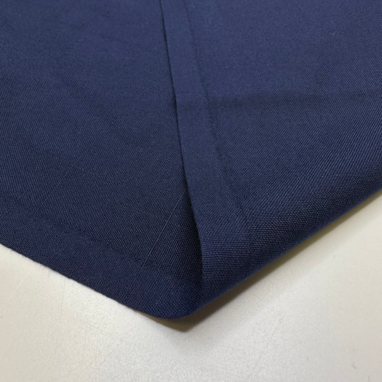 Borrowing Each Others Clothes - Poly/Wool Woven - Navy - 1.05M Bundle