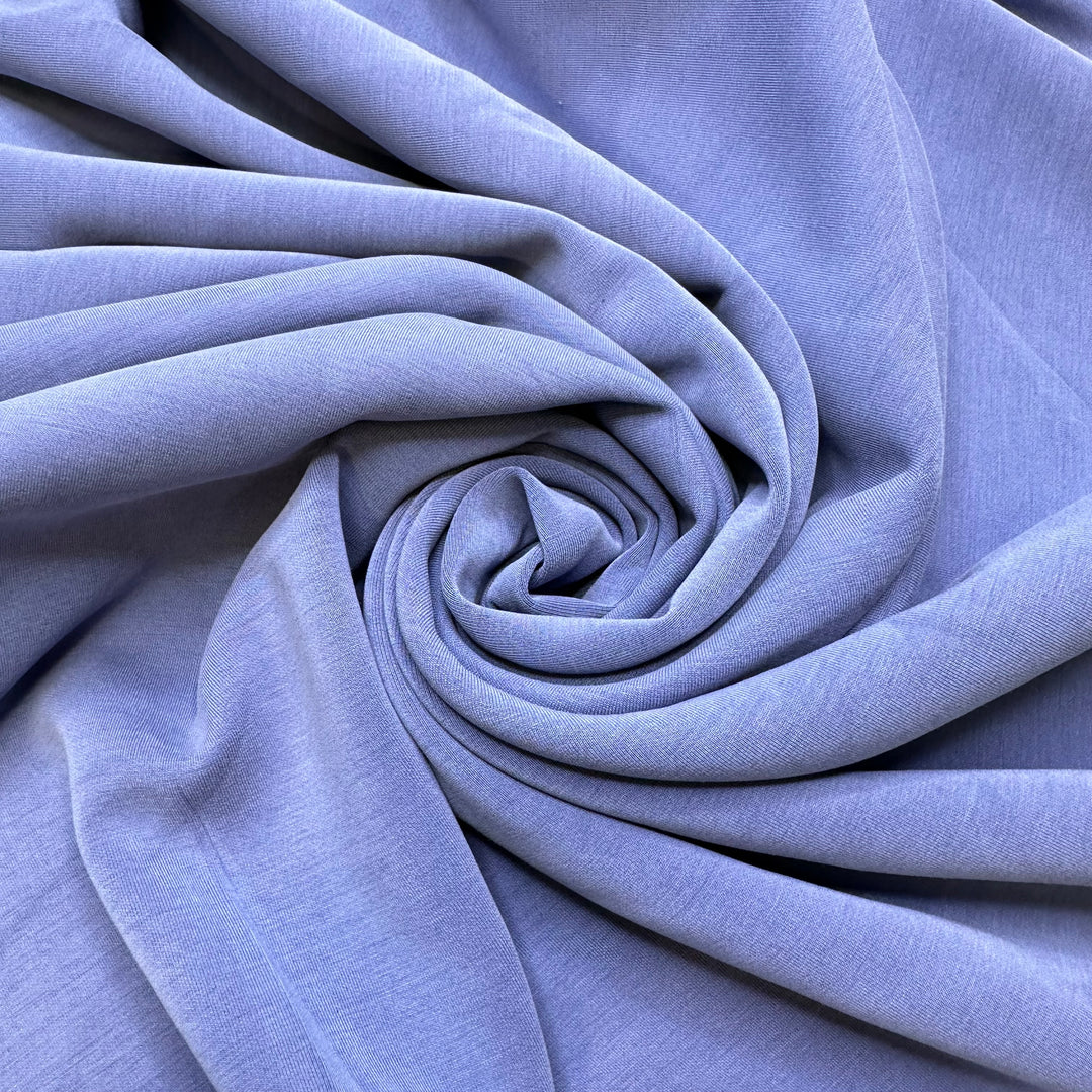 Planting Flowers In My Garden - Polyester Blend Knit - Light Purple - 1M Bundle