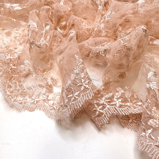 Friendship Bracelets - Lace Synthetic Blend Knit - Light White/Pink Floral - 1.3M Bundle