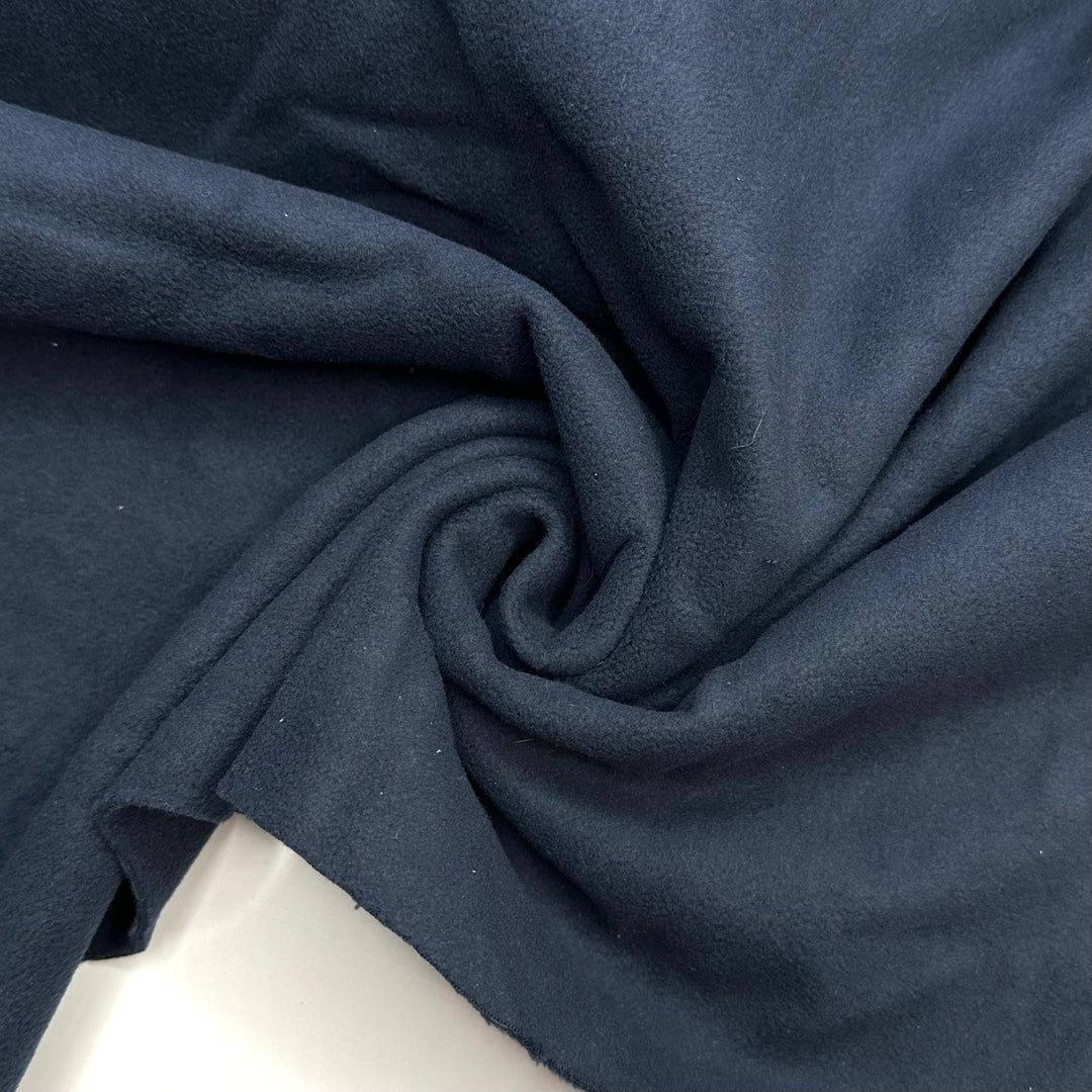 Soft Kitty Warm Kitty - Fleece Double Cloth Knit Poly  - Light Navy - 0.8M Bundle