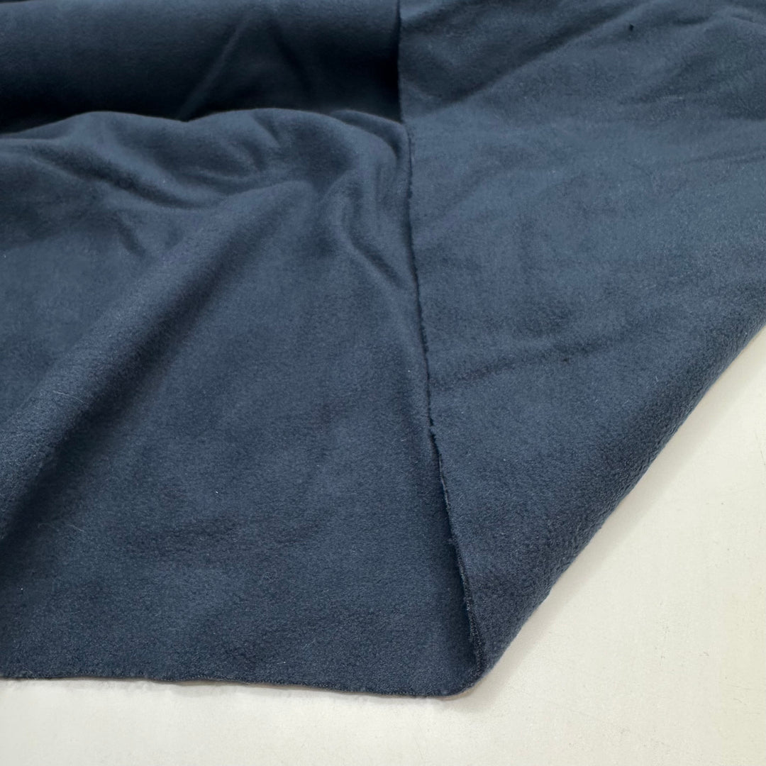 Soft Kitty Warm Kitty - Fleece Double Cloth Knit Poly  - Light Navy - 0.8M Bundle