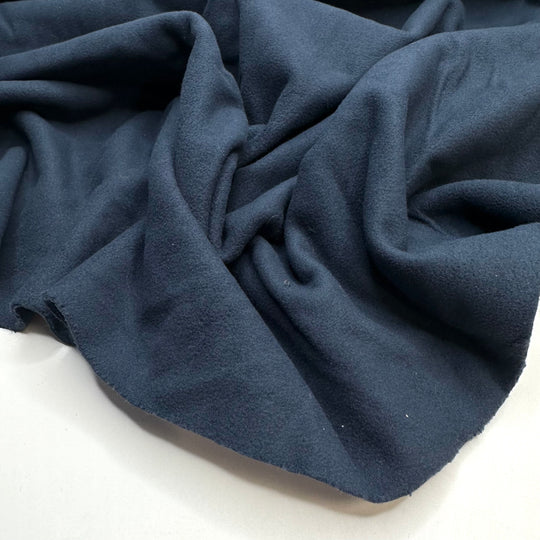 Soft Kitty Warm Kitty - Fleece Double Cloth Knit Poly  - Light Navy - 0.8M Bundle