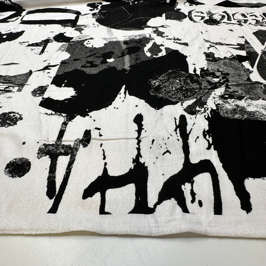 UB - Starting A Family Scrapbook - Cotton Blend Knit - Black/White Abstract Text - 4M Bundle