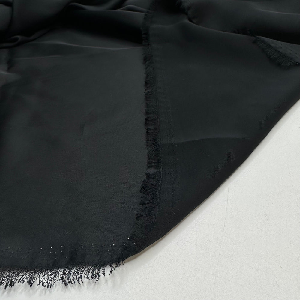 Luxury On A Pedestal - Crepe Poly Woven - Black - 0.7M Bundle