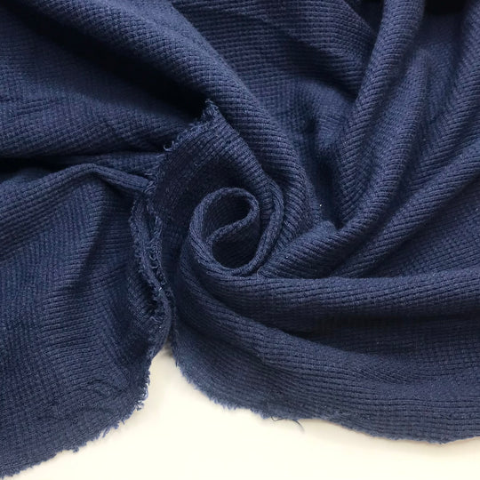 Burb - Waffle Knit Cotton Knit - Navy - Bundles