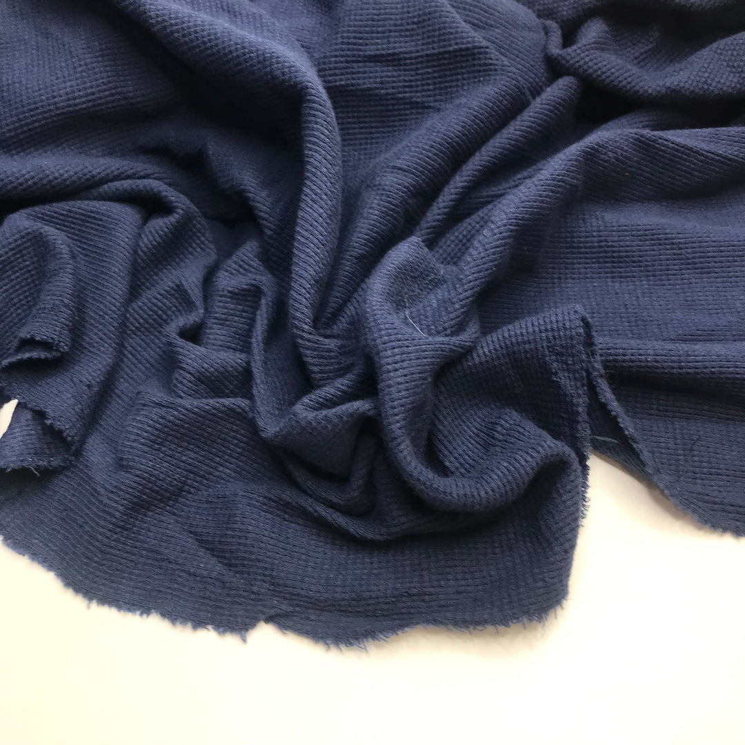 Burb - Waffle Knit Cotton Knit - Navy - Bundles