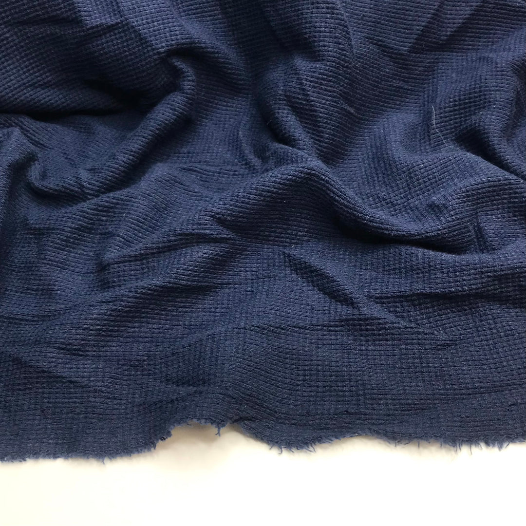 Burb - Waffle Knit Cotton Knit - Navy - Bundles
