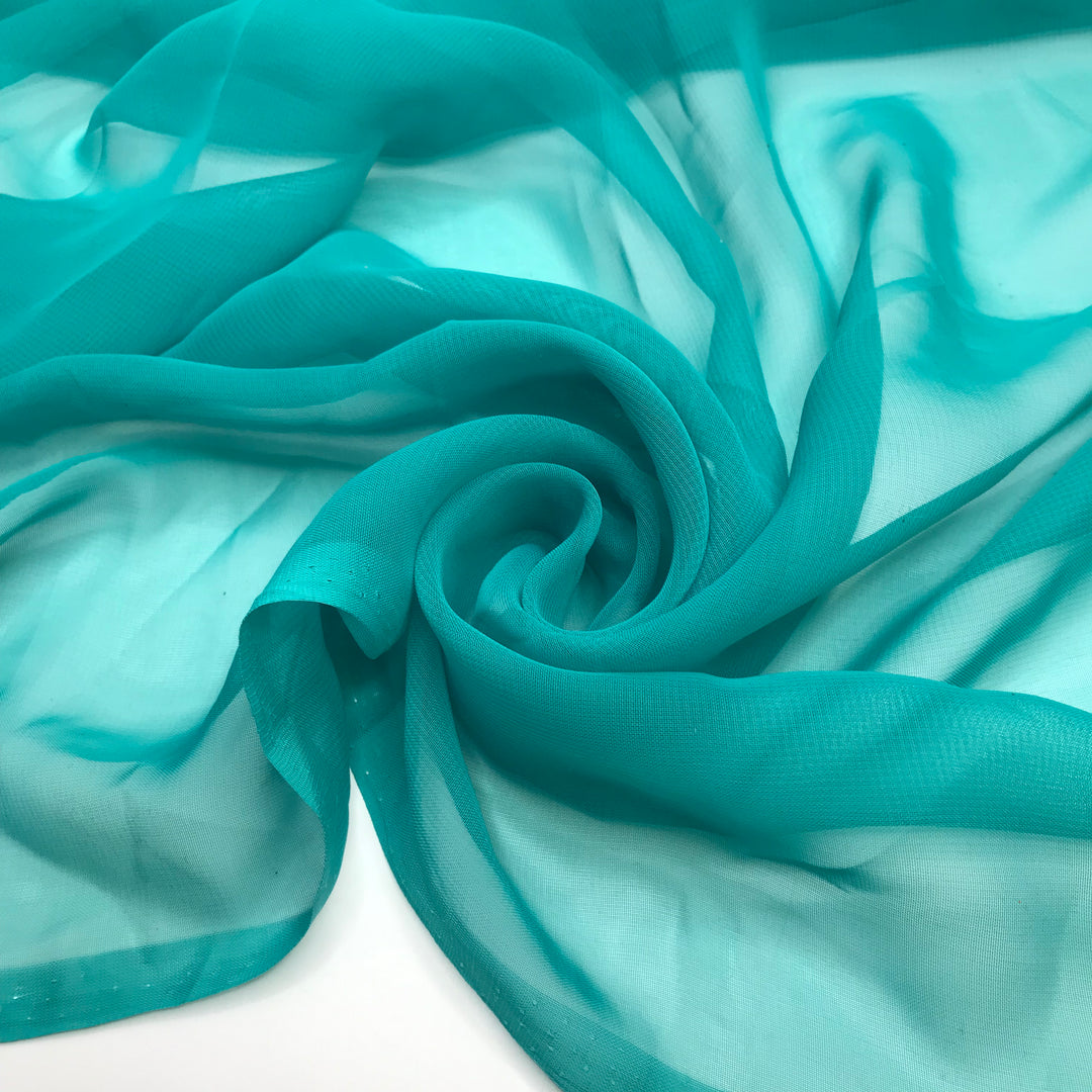 Tropics Sun And Sand - Chiffon Poly Woven - Light Green - 2.9M Bundle