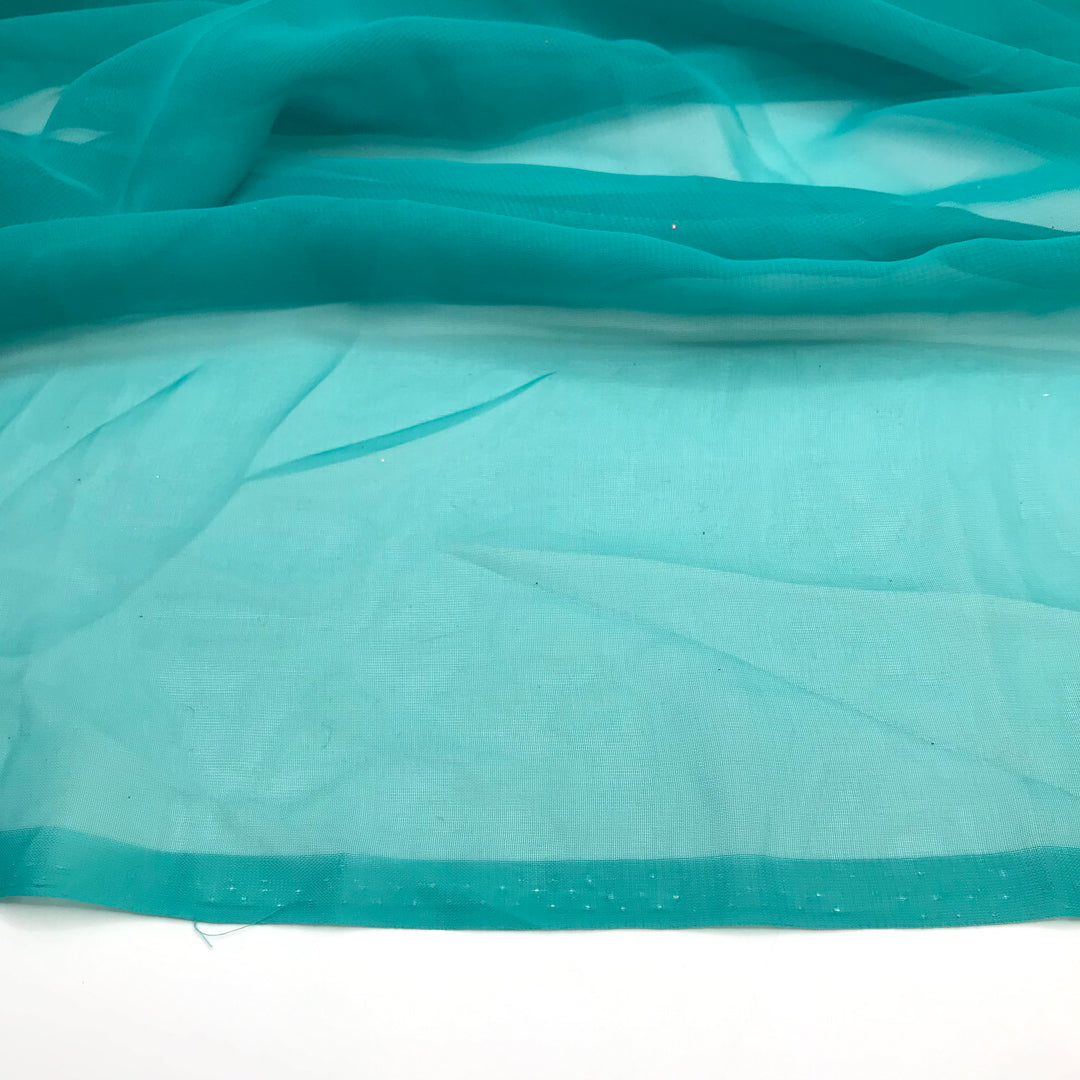 Tropics Sun And Sand - Chiffon Poly Woven - Light Green - 2.9M Bundle