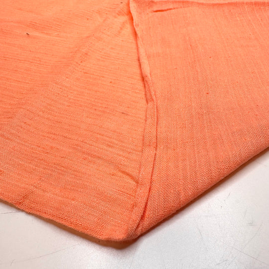 Peach Fuzz - Slub In The Weave Synthetic Woven - Orange - 2.2M Bundle