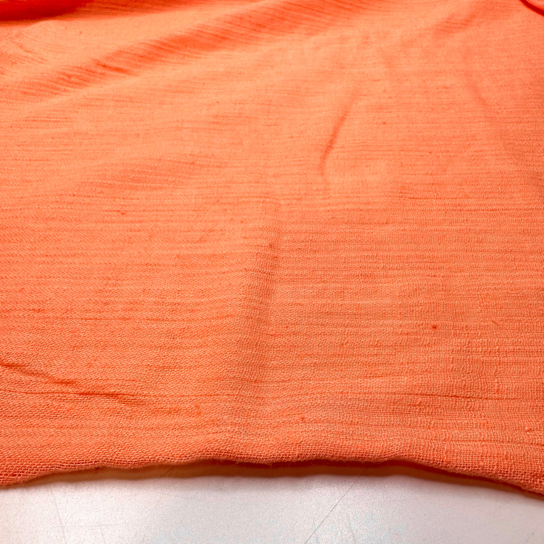 Peach Fuzz - Slub In The Weave Synthetic Woven - Orange - 2.2M Bundle
