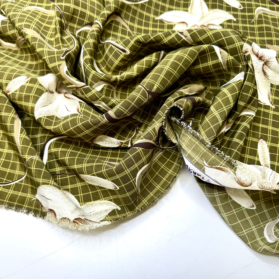 Obsessed With Florals - Polyester Blend Woven - Green Multi Floral - 0.95M Bundle