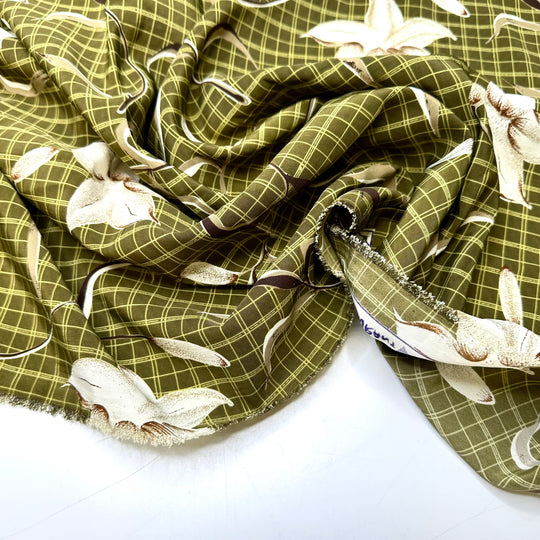 Obsessed With Florals - Polyester Blend Woven - Green Multi Floral - 0.95M Bundle