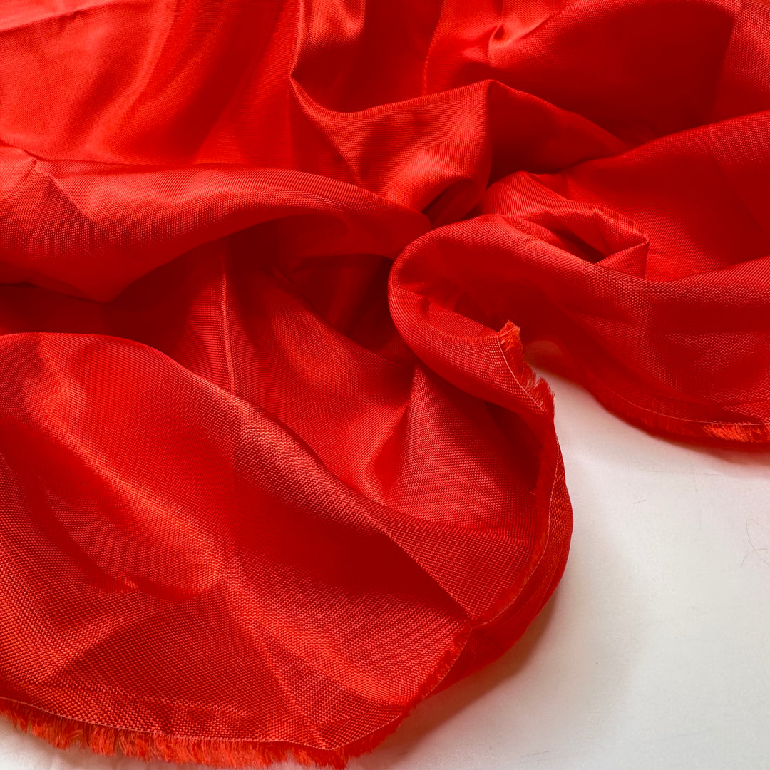 Tomato Soup Comfort - Vintage Acetate Woven - Red - Bundles