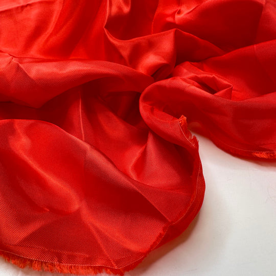 Tomato Soup Comfort - Vintage Acetate Woven - Red - Bundles