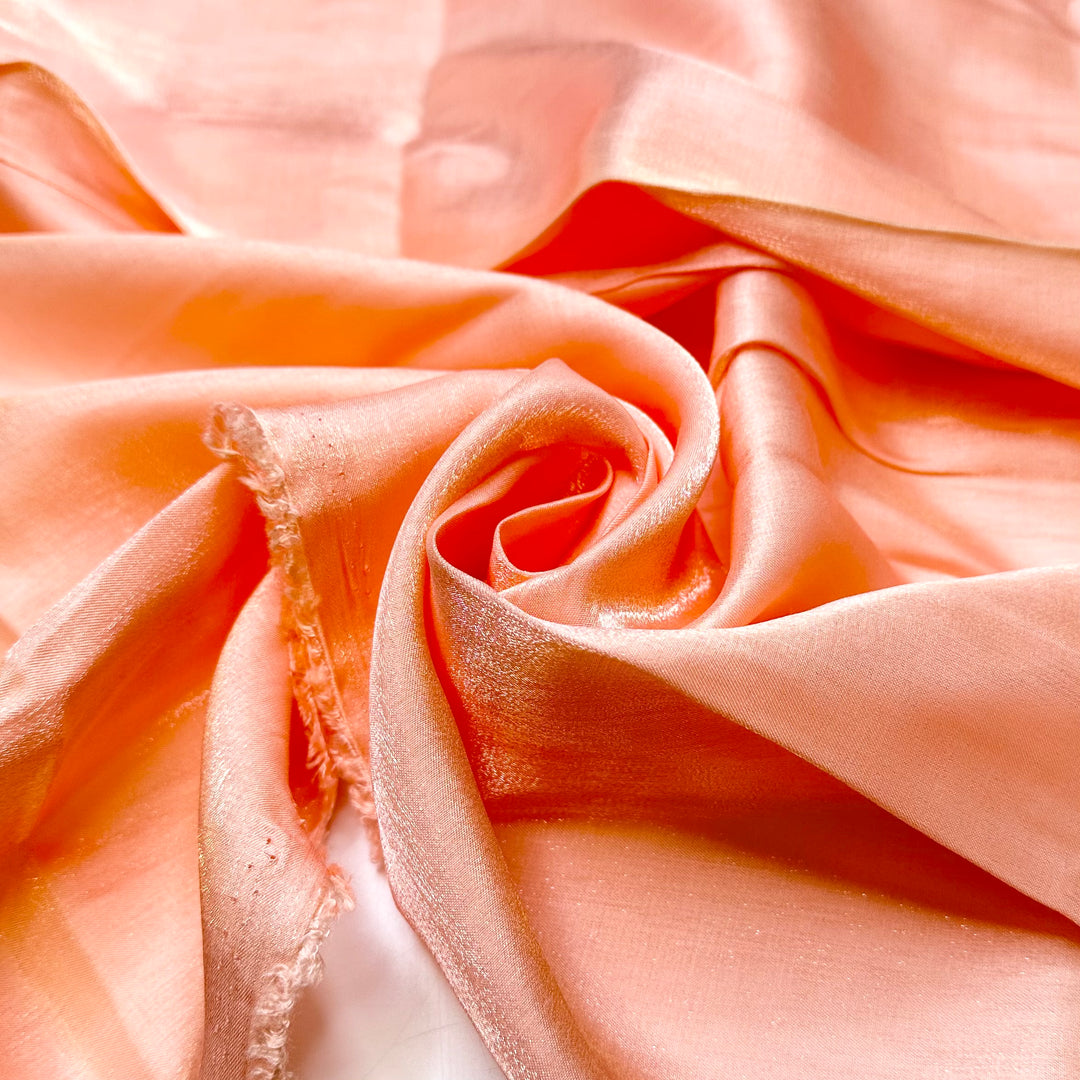 Princess Pink - Metallic Sateen Poly Woven - Pink - 2.5M Bundle