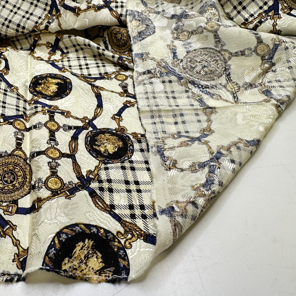 Versace On The Streets - Sateen Jacquard Cotton Blend Woven - Multi Geometric - 1.7M Bundle