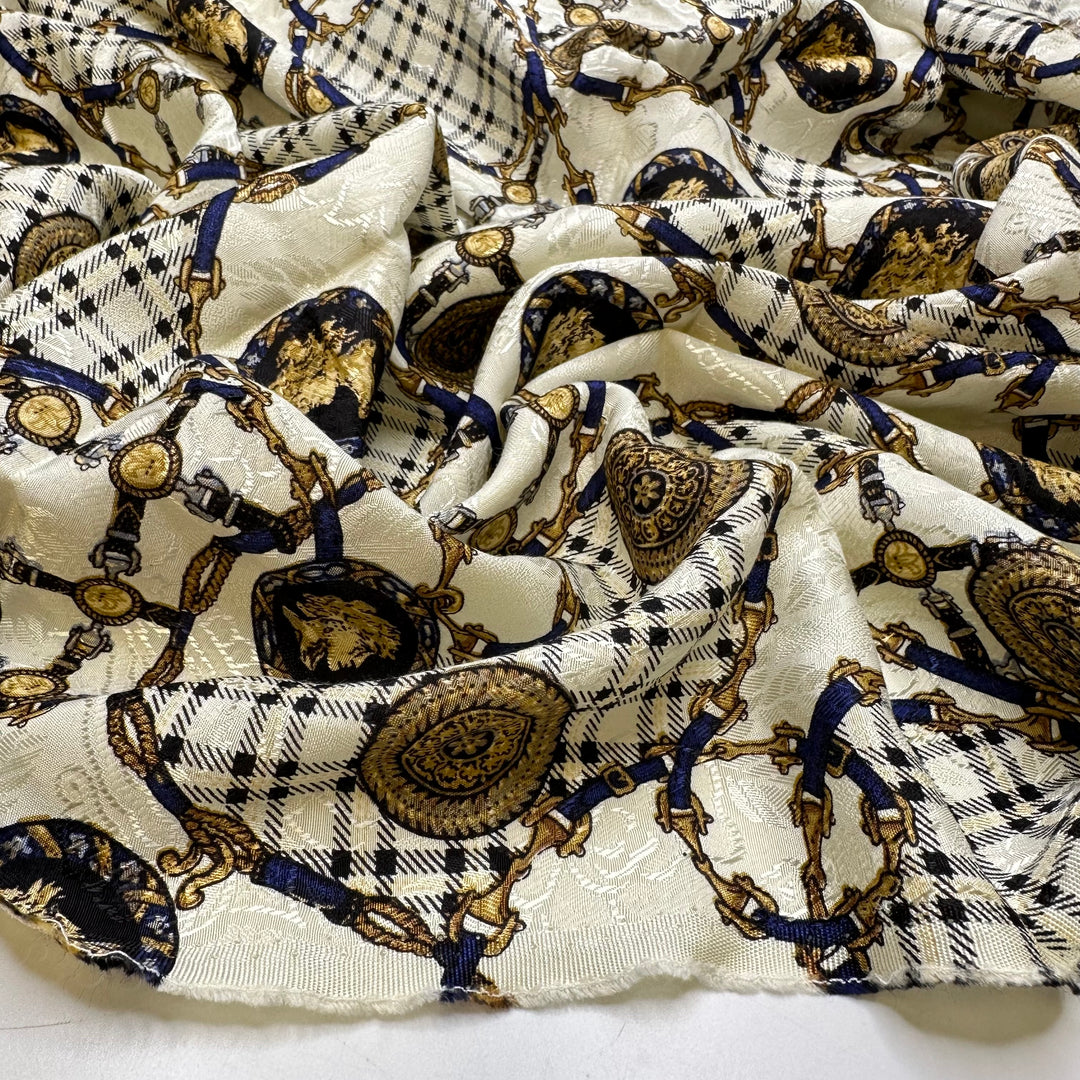 Versace On The Streets - Sateen Jacquard Cotton Blend Woven - Multi Geometric - 1.7M Bundle