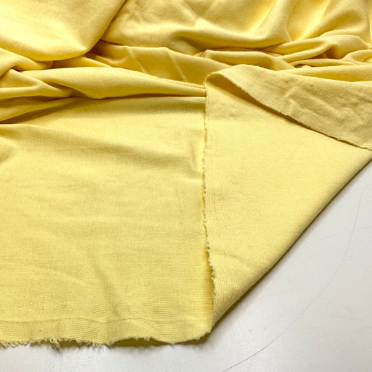 Butter Popcorn - Jersey Cotton Knit - Light Yellow - 3M Bundle