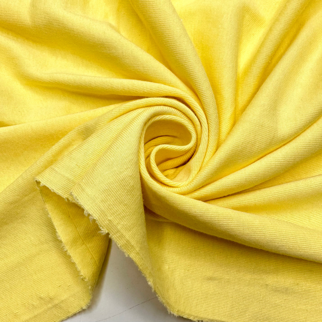 Butter Popcorn - Jersey Cotton Knit - Light Yellow - 3M Bundle