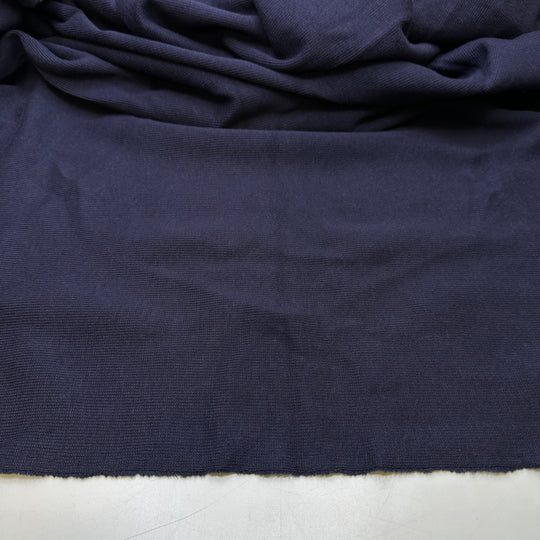 Maybe Navy - Rib Knit Cotton Knit - Navy - 1.8M Bundle