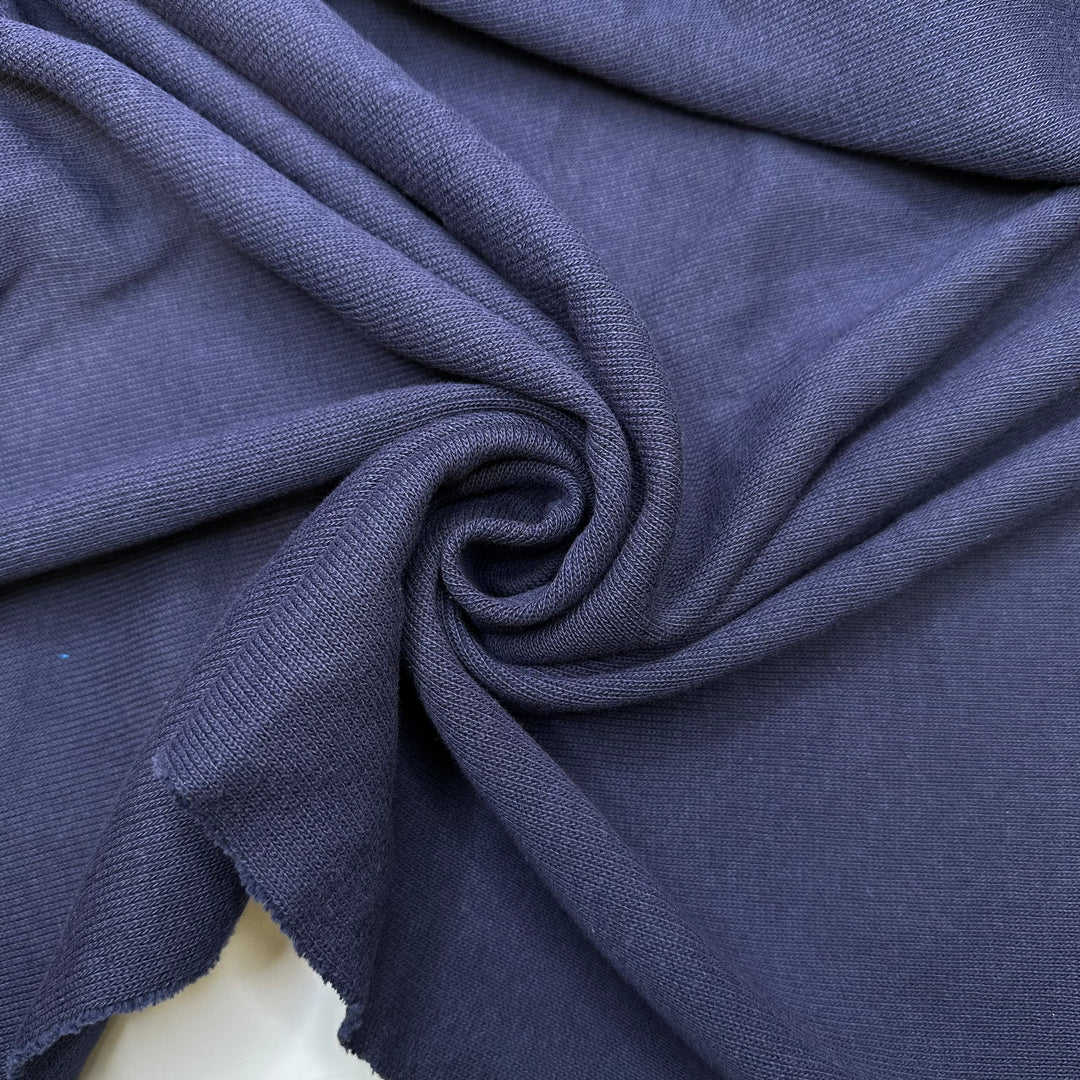 Maybe Navy - Rib Knit Cotton Knit - Navy - 1.8M Bundle
