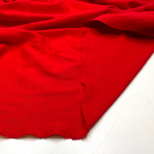Red Devils - Rib Knit Cotton Knit - Red - 3.3M Bundle