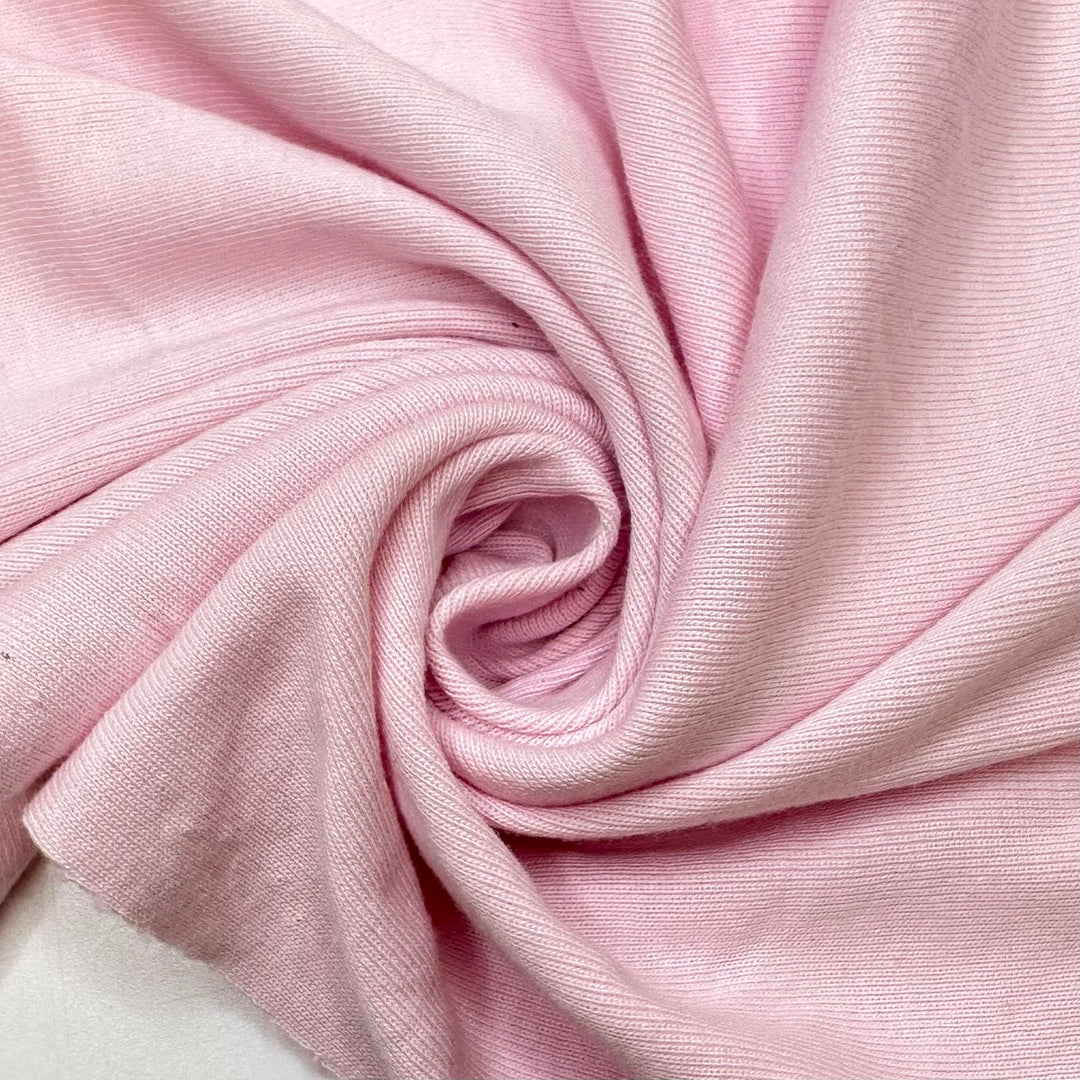 This Little Piggy - Rib Knit Cotton Knit - Light Pink - 2.5M Bundle