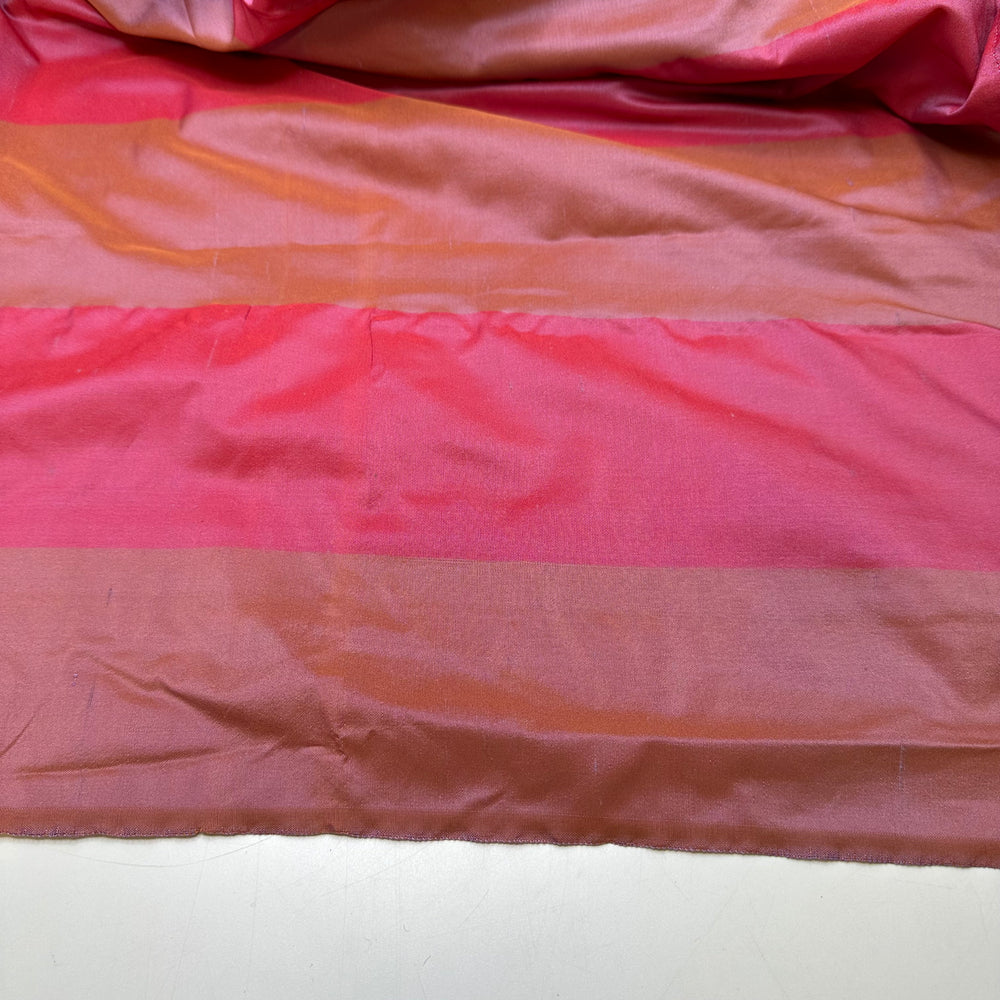 Blush Palette - Taffeta Silk Woven - Pink Stripes - 2.4M Bundle