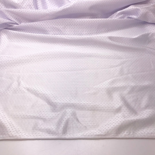 Like The Surface Of A Golf Ball - Sport Mesh Polyester Blend Knit - White - Bundles