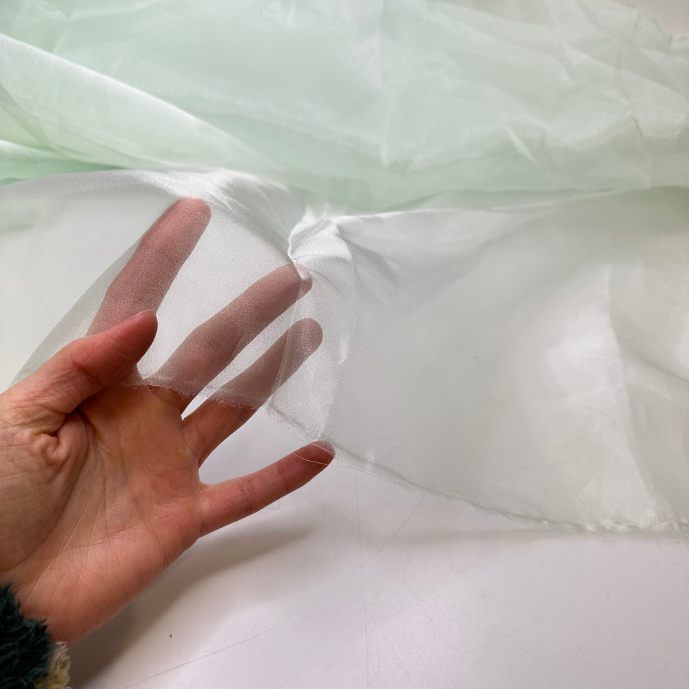 Taste The Breeze - Organza Poly Woven - Light Green/Mint - 2M Bundle