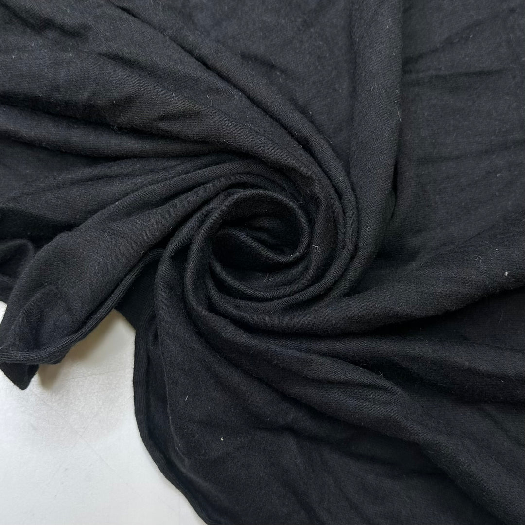 Elastagirl - Jersey Cotton Knit - Black - 1.2M Bundle