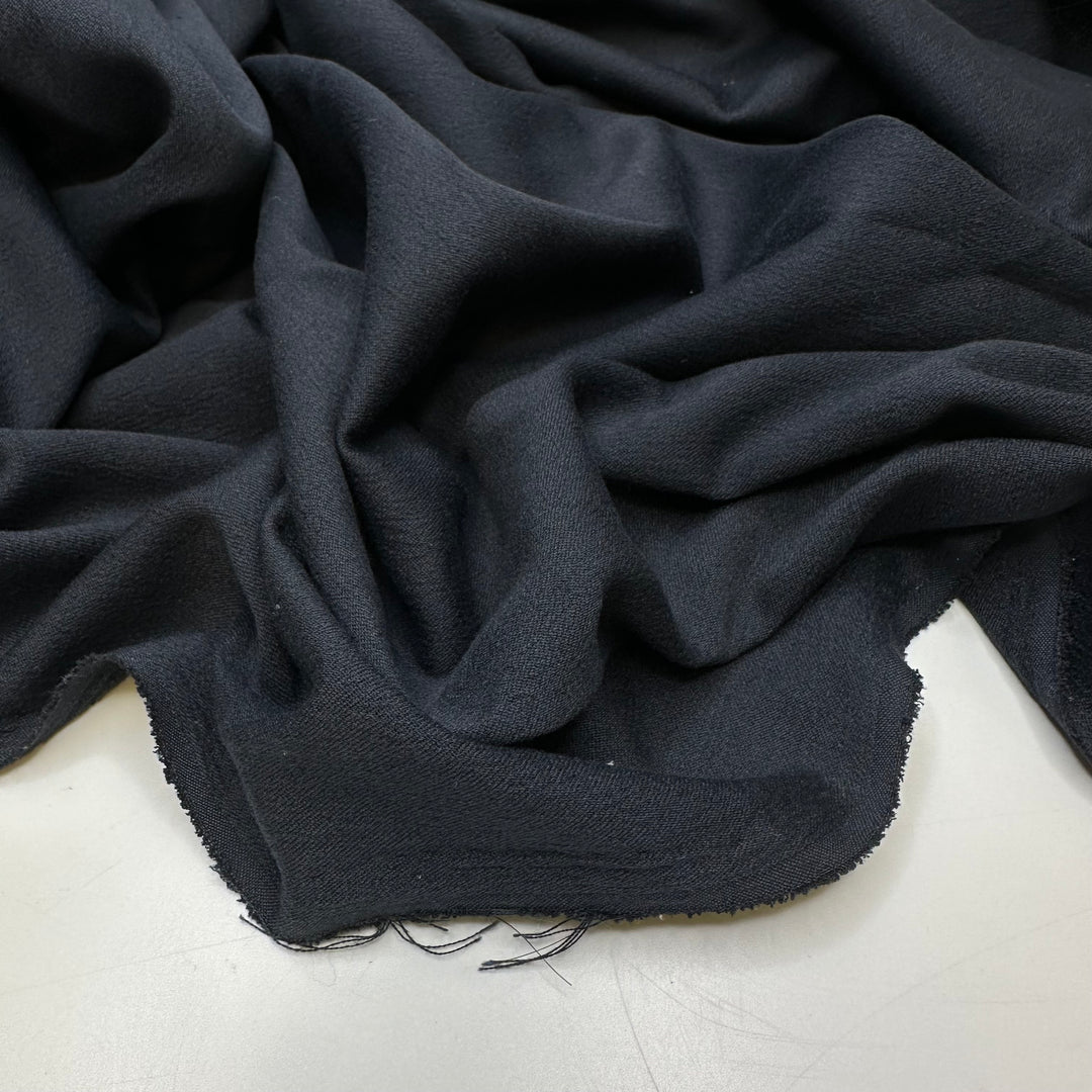 New Year New Me - Wool Woven - Navy - 1.4M Bundle