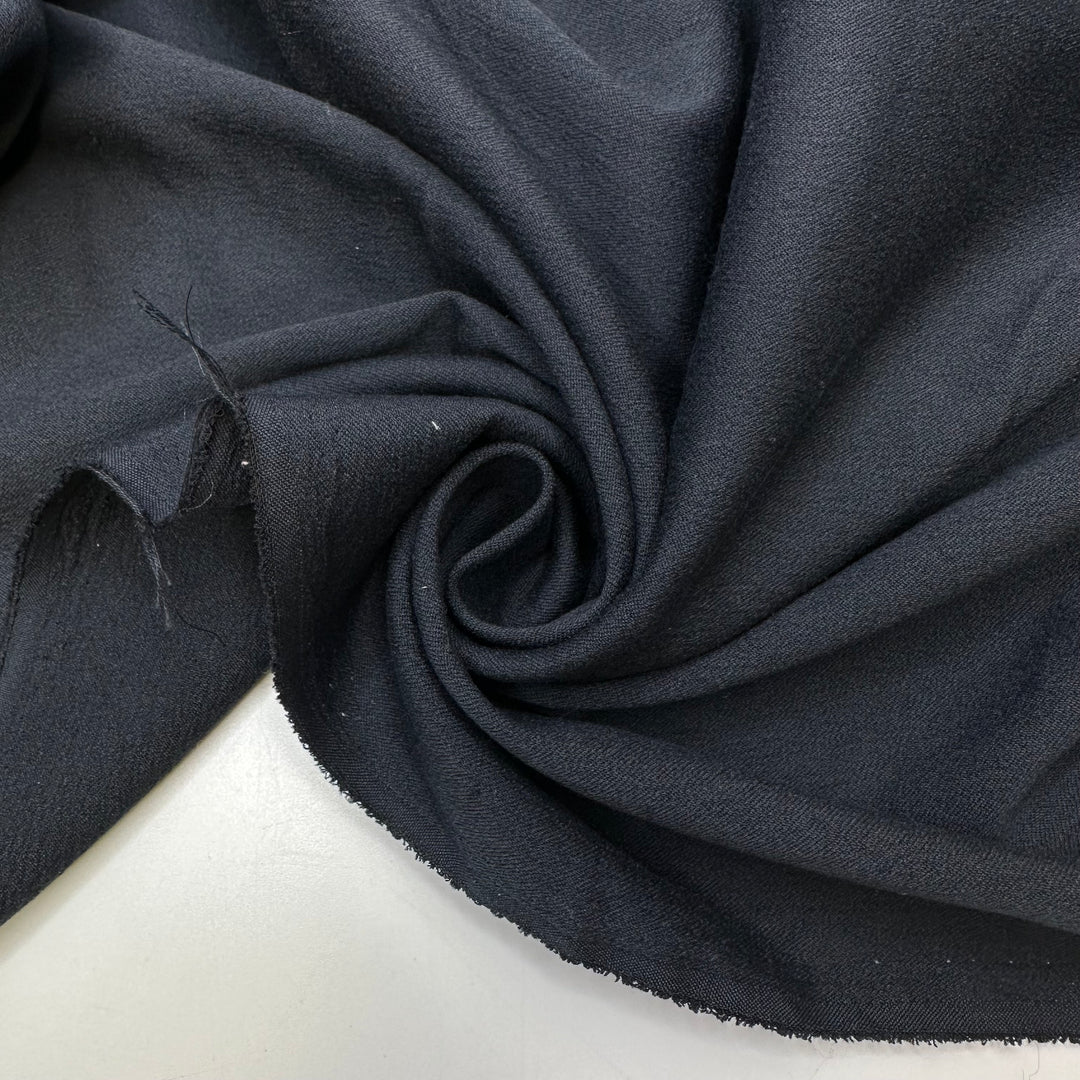 New Year New Me - Wool Woven - Navy - 1.4M Bundle