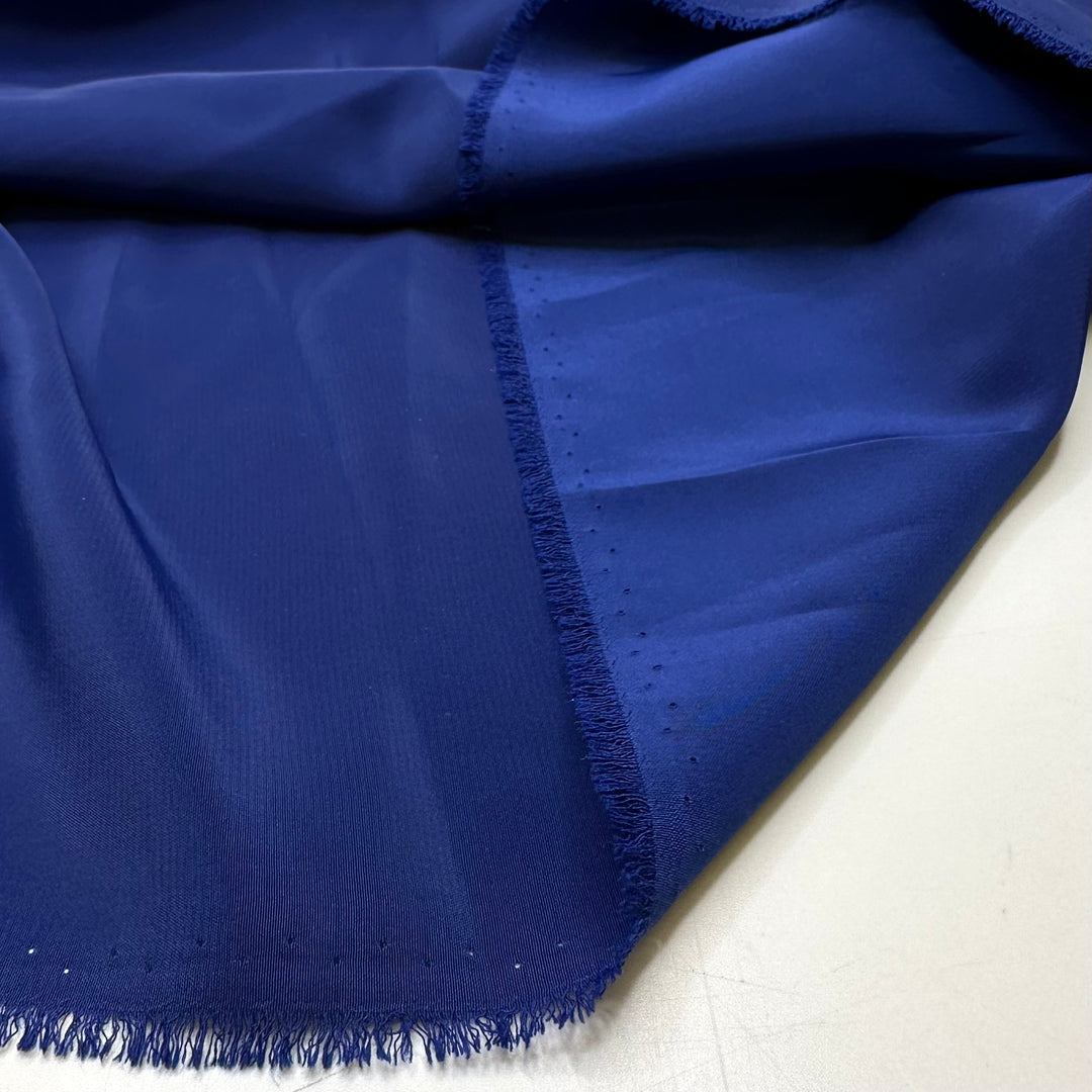 Deep Blue Sea - Sateen Polyester Blend Woven - Dark Blue - 1.2M Bundle