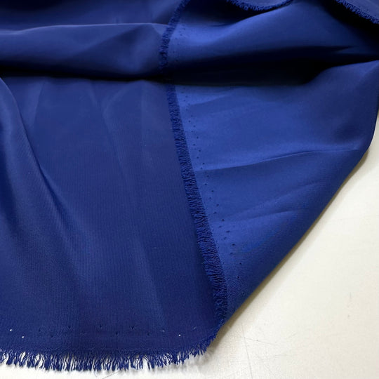 Deep Blue Sea - Sateen Polyester Blend Woven - Dark Blue - 1.2M Bundle