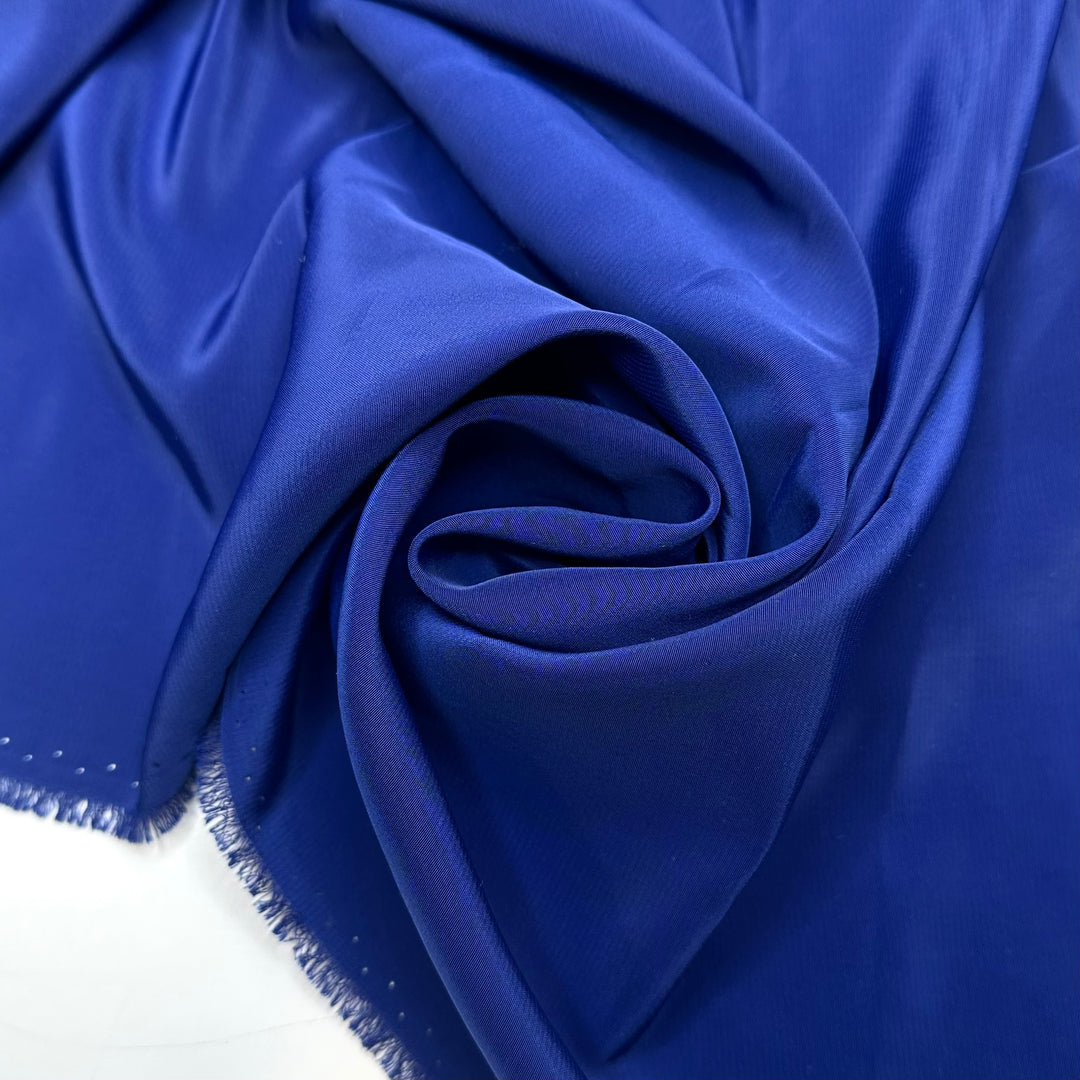 Deep Blue Sea - Sateen Polyester Blend Woven - Dark Blue - 1.2M Bundle