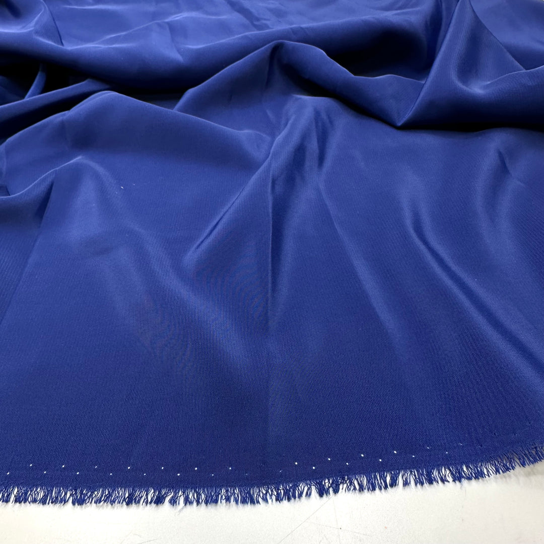 Deep Blue Sea - Sateen Polyester Blend Woven - Dark Blue - 1.2M Bundle