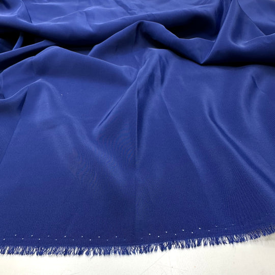 Deep Blue Sea - Sateen Polyester Blend Woven - Dark Blue - 1.2M Bundle