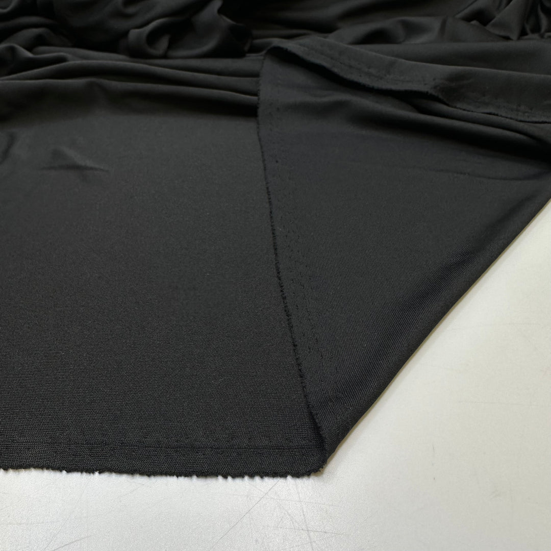 Queue The Curtain - Jersey Poly Knit - Black - 2.7M Bundle