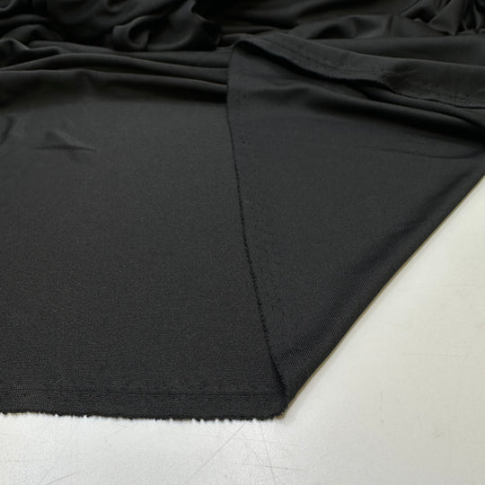 Queue The Curtain - Jersey Poly Knit - Black - 2.7M Bundle