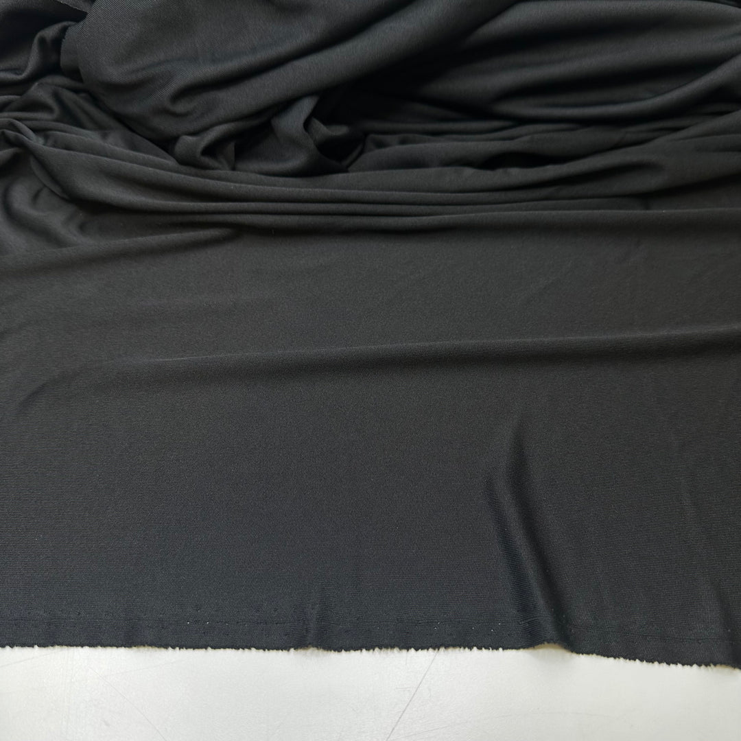 Queue The Curtain - Jersey Poly Knit - Black - 2.7M Bundle