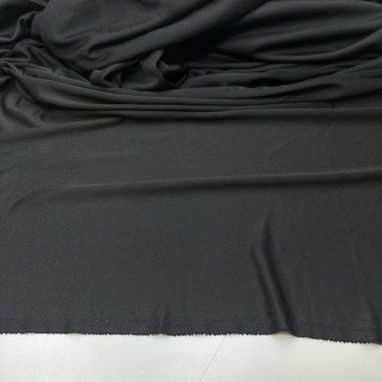 Queue The Curtain - Jersey Poly Knit - Black - 2.7M Bundle