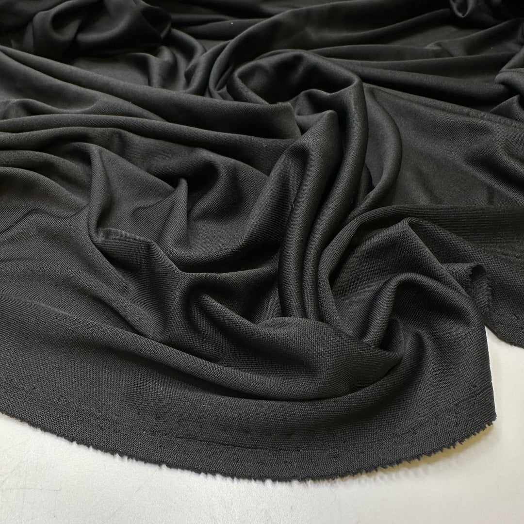 Queue The Curtain - Jersey Poly Knit - Black - 2.7M Bundle