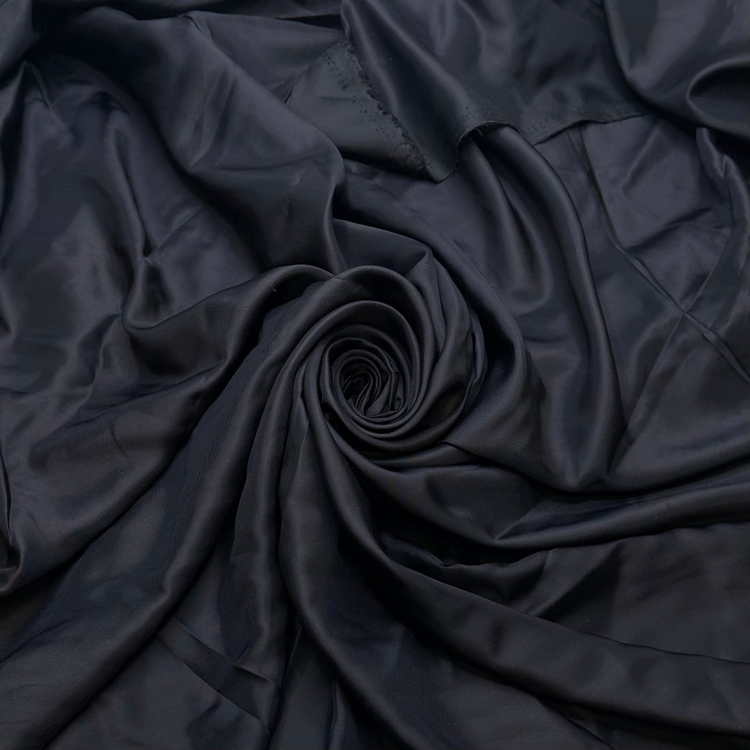 Trying On Prom Clothes - Bemberg Lining Cotton Blend Woven - Black - 3.5M Bundle