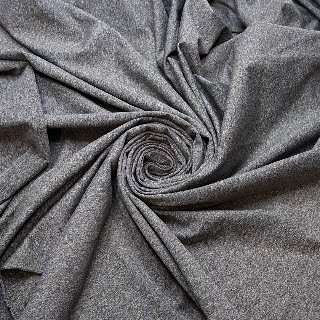 Rain Clouds Approaching - Polyester Blend Knit - Grey - 0.95M Bundle